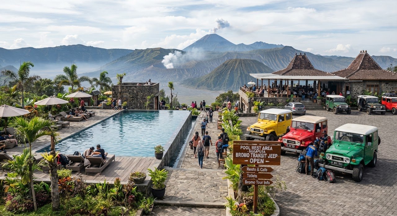 Pool Rest Area Sukapura Bromo Transit Jeep
